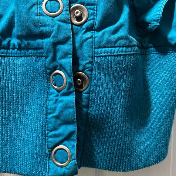 Miley Cyrus Max Azria Turquoise Jacket - Picture 2 of 8